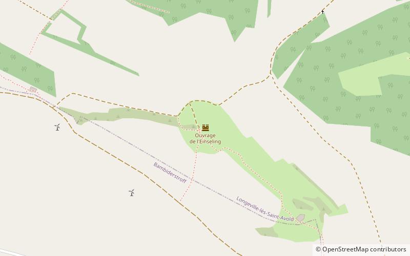 Ouvrage de l'Einseling location map