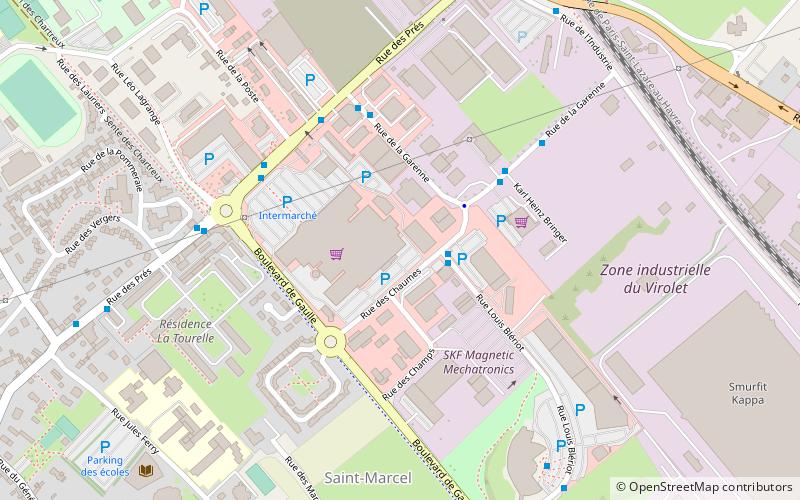 Saint-Marcel location map