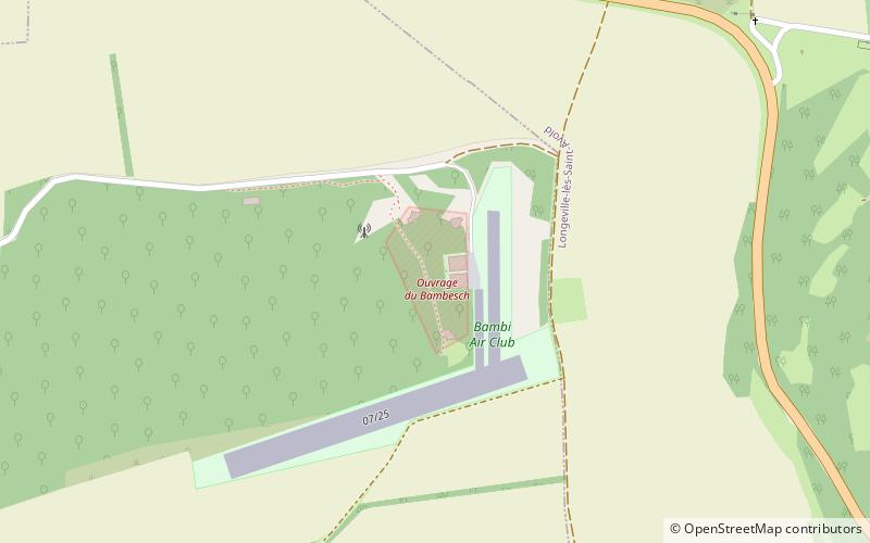 Ouvrage Bambesch location map