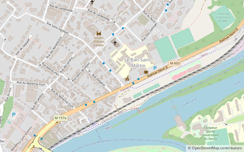 Le Ban-Saint-Martin location map