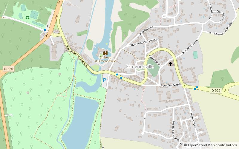 Park von Ermenonville location map