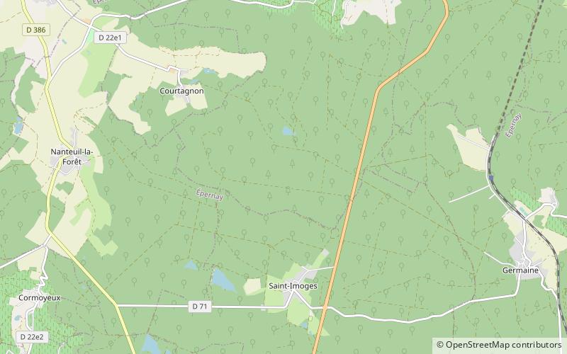 Regionalny Park Naturalny Montagne de Reims location map