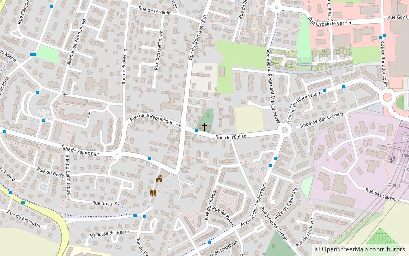 St. Andrew's Church location map