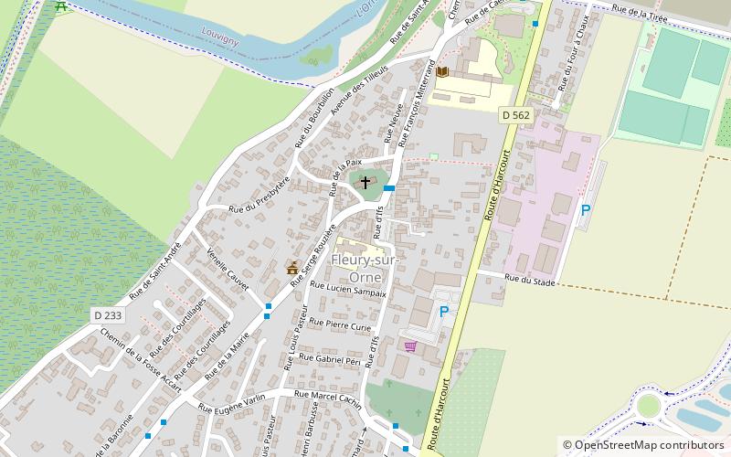 Fleury-sur-Orne location map