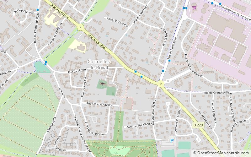 Cormelles-le-Royal location map