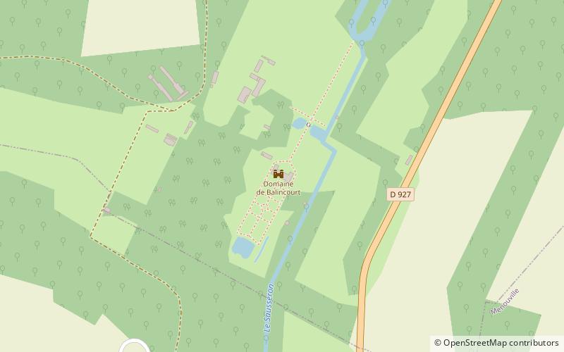 Domaine de Balincourt location map