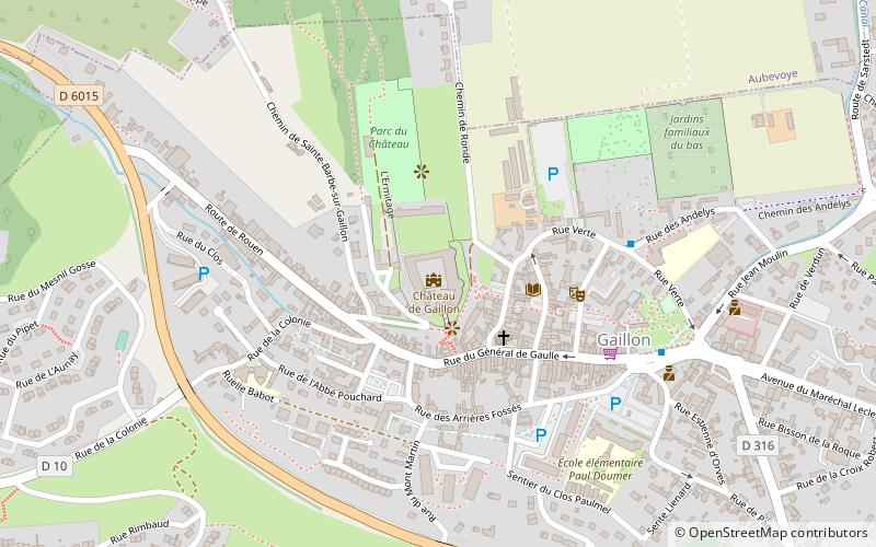 Castillo de Gaillon location map