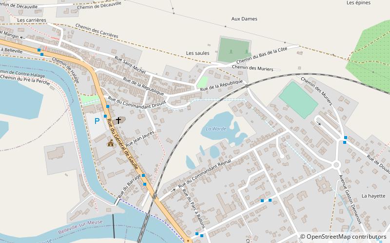 Belleville-sur-Meuse location map