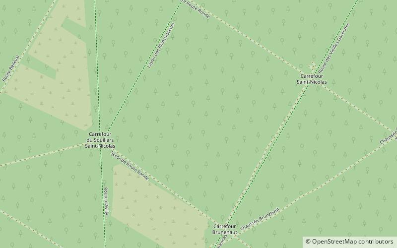 Wald von Chantilly location map