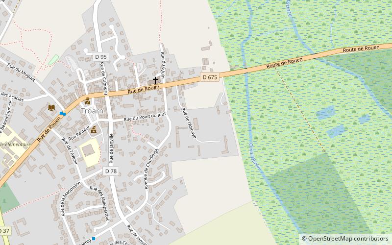 Abbaye Saint-Martin de Troarn location map