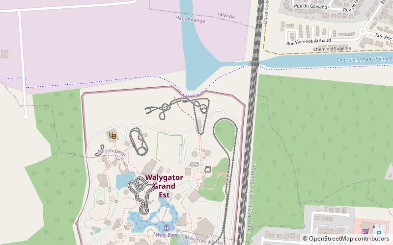 The Monster Roller Coaster location map