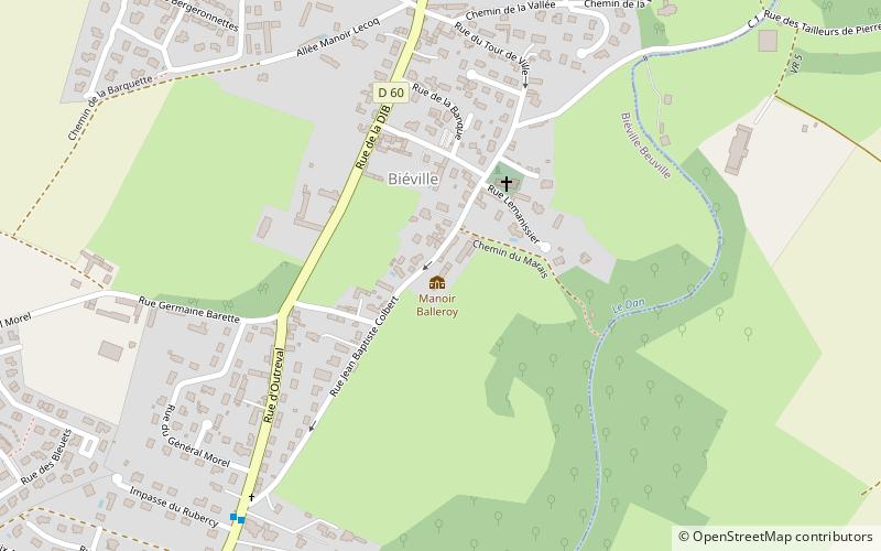 Manoir Balleroy location map