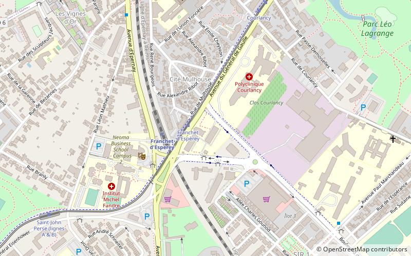 Planétarium de Reims location map