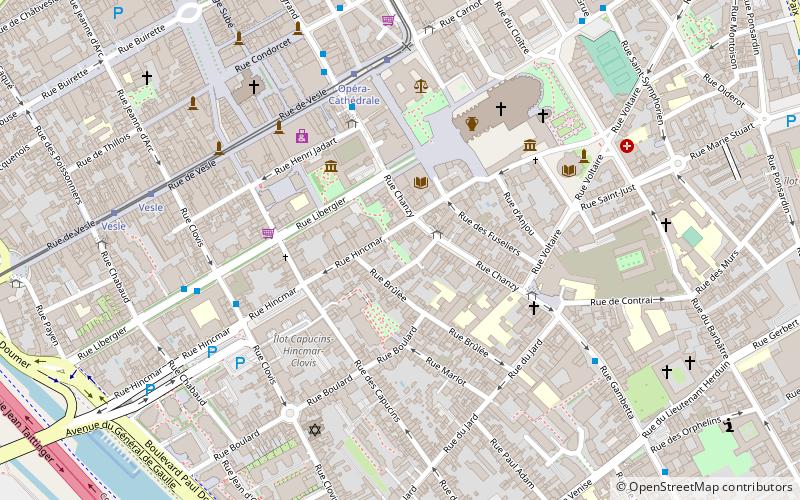 Square des Jacobins location map