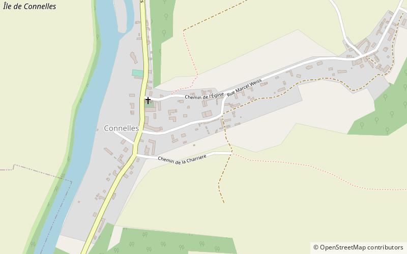 Connelles location map
