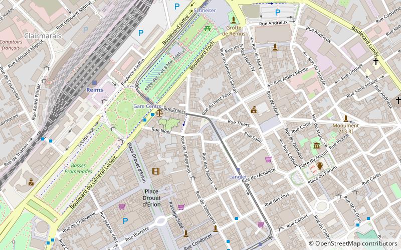 Fontaine des Boucheries location map