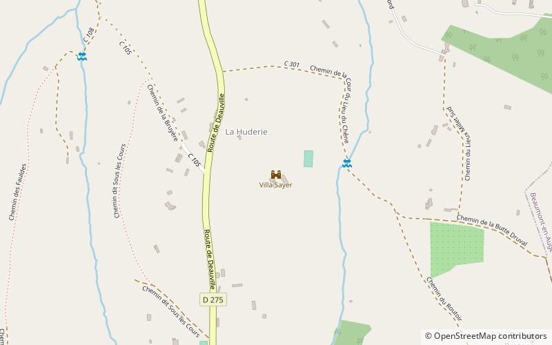 villa sayer location map