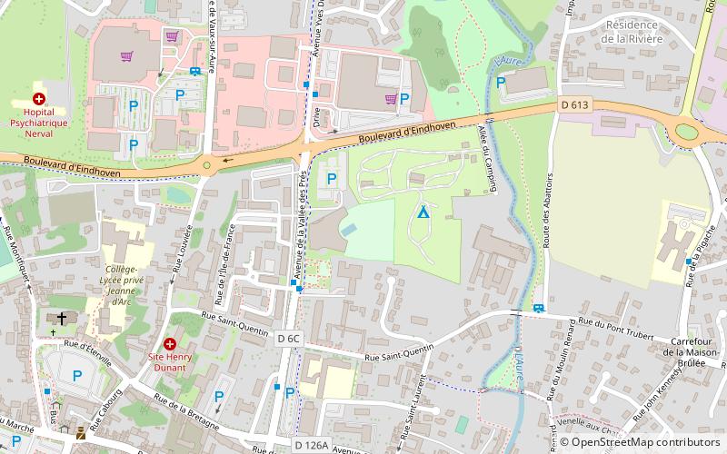 basen miejski bayeux location map