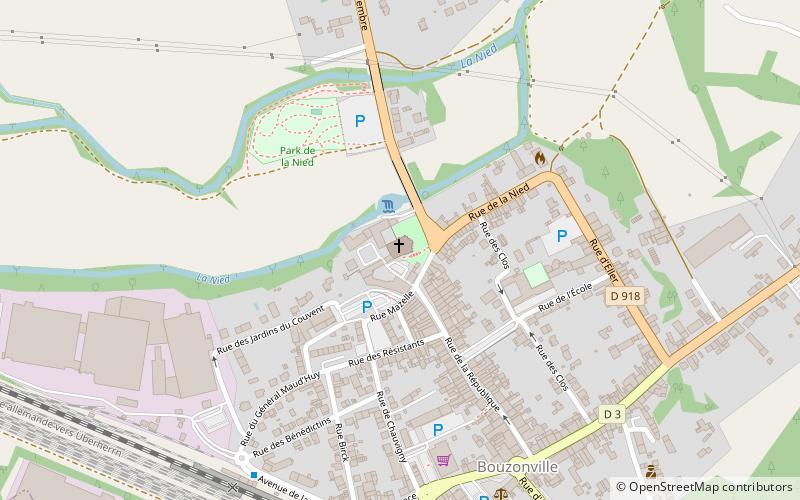 Abtei Sainte-Croix location map
