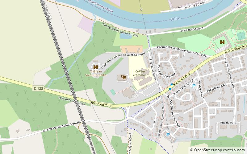 Espace Dagobert location map