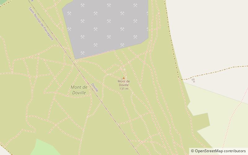 Mont de Doville location map