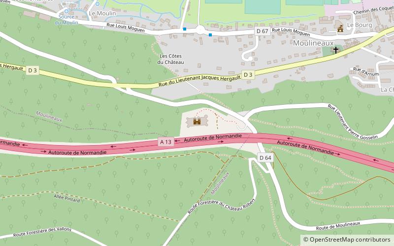 Château de Robert le Diable location map