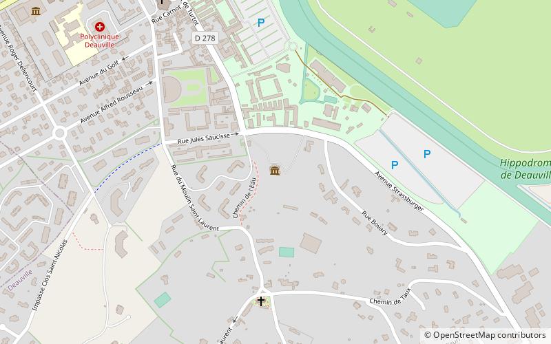 Villa Strassburger location map