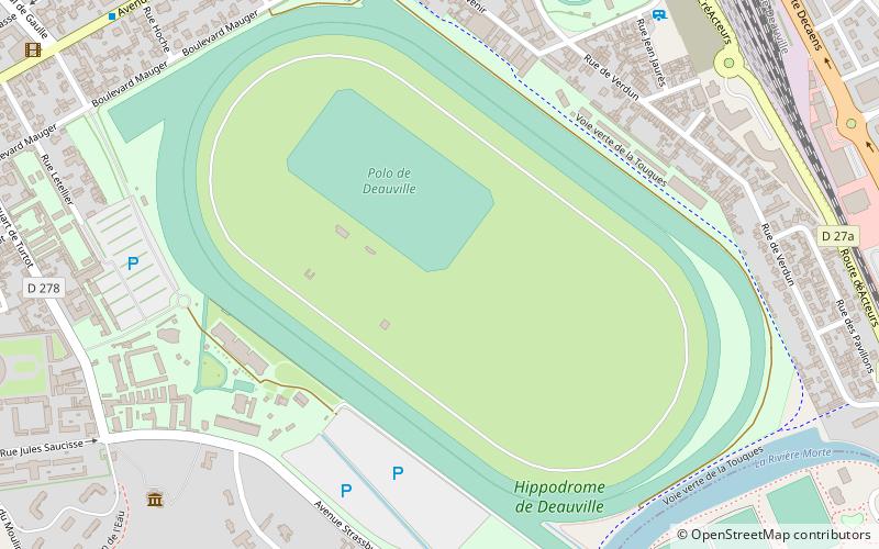 Deauville-La Touques Racecourse location map