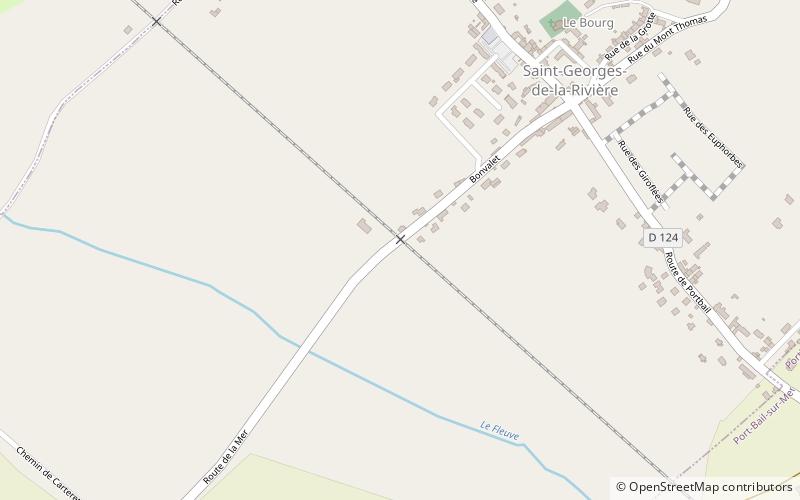 Ligne de Carentan à Carteret location map