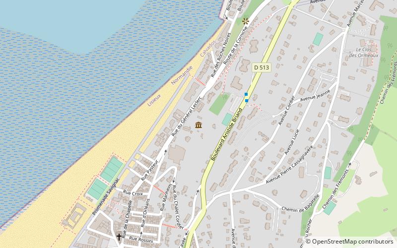 Villa Montebello location map