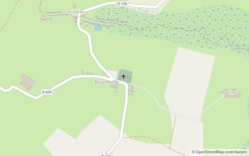 Saint-Hilaire Church location map