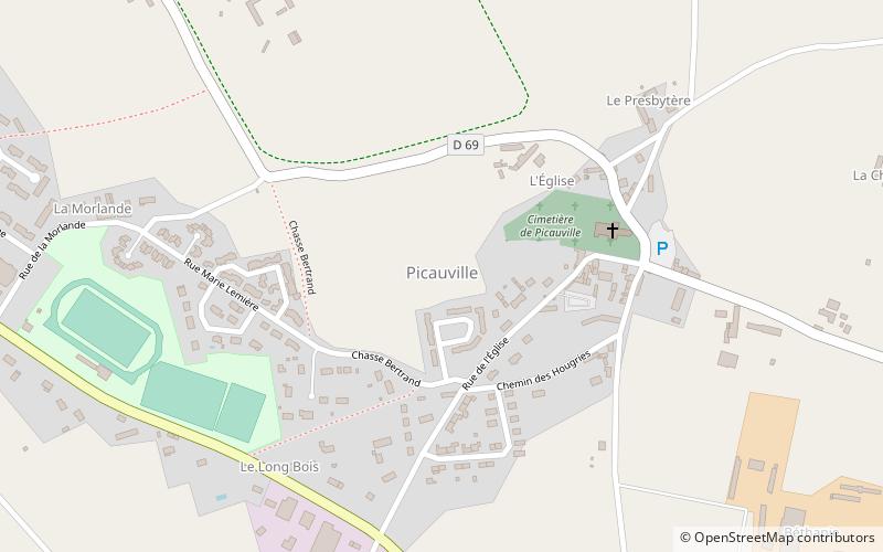 Picauville location map