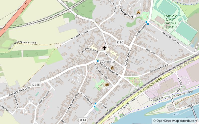 Venette location map