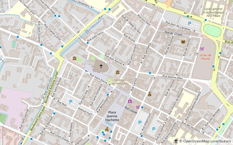 galerie nationale de la tapisserie beauvais location map