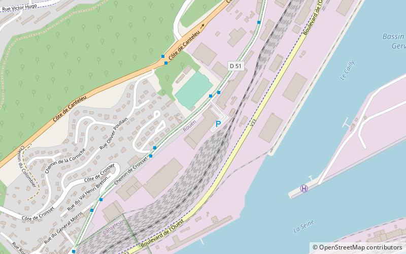 Rouen Espace Karting location map