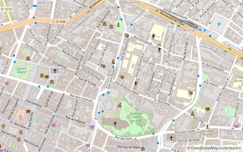 corneilles chapel rouen location map