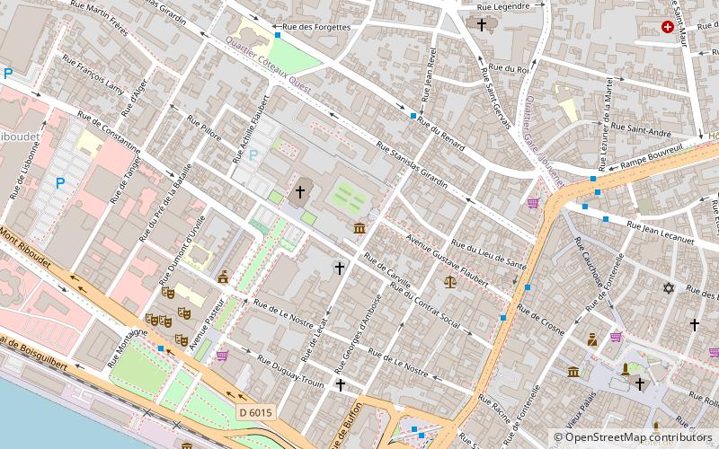 musee flaubert histoire de la medecine rouen location map