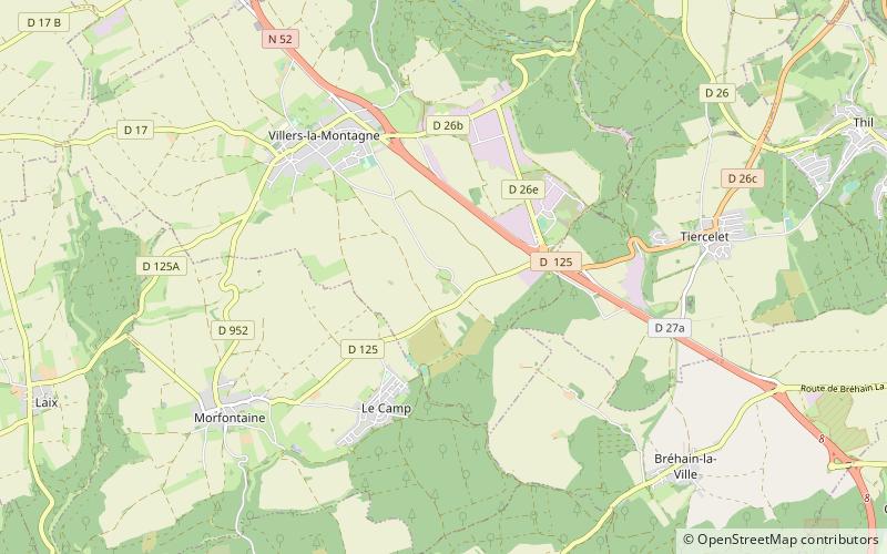 Ouvrage Bois-du-Four location map
