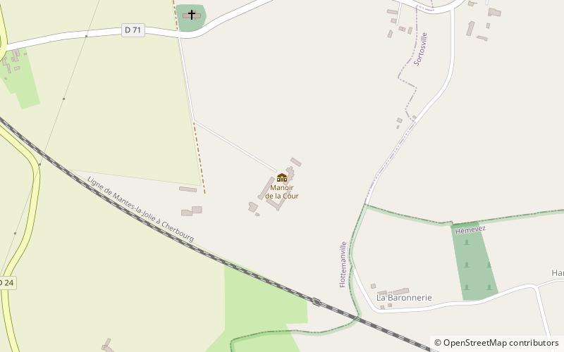 Flottemanville location map