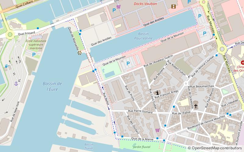 Les Bains des Docks location map