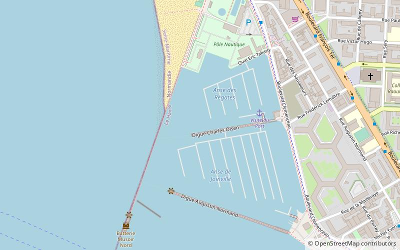 port de plaisance du havre le havre location map