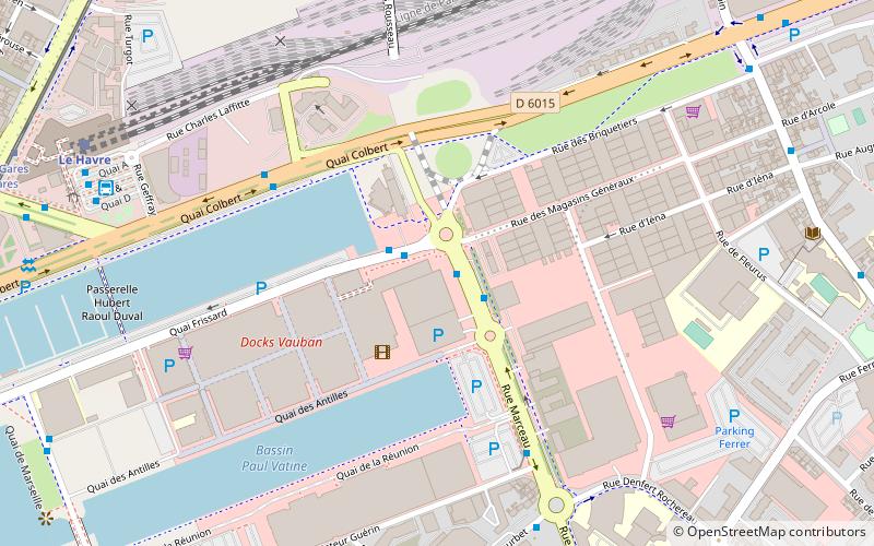 dock oceane el havre location map