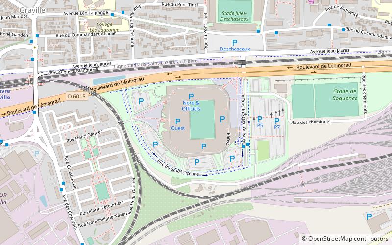 Stade Océane location map