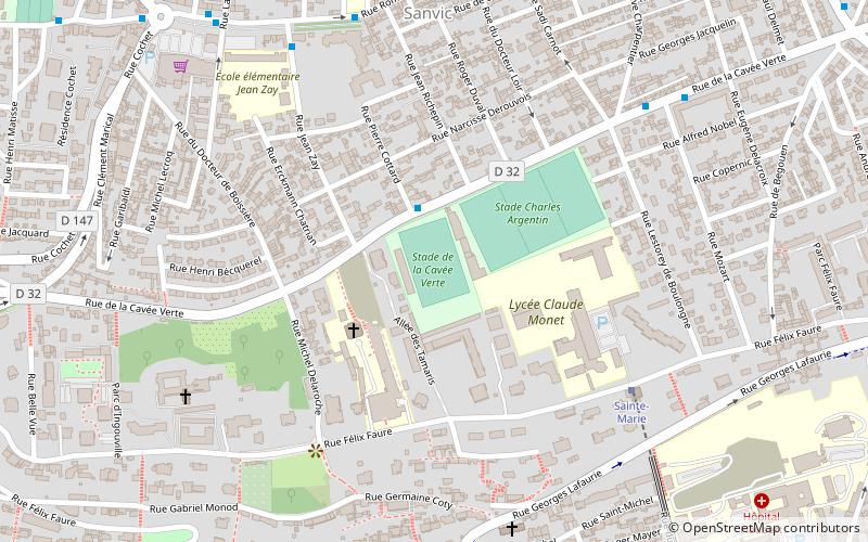 estadio charles argentin el havre location map