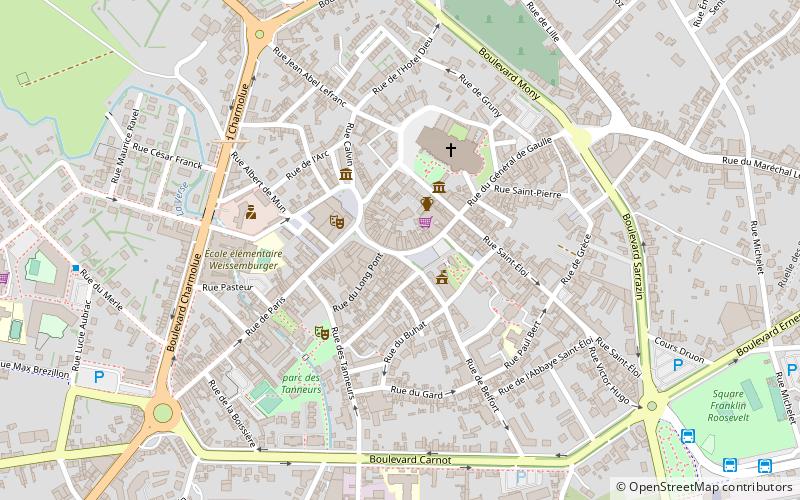 Hôtel de ville de Noyon location map