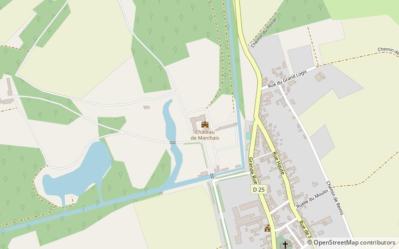 chateau de marchais location map