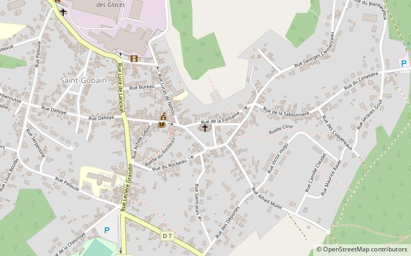 Église Saint-Gobain location map