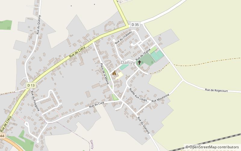 Danizy location map