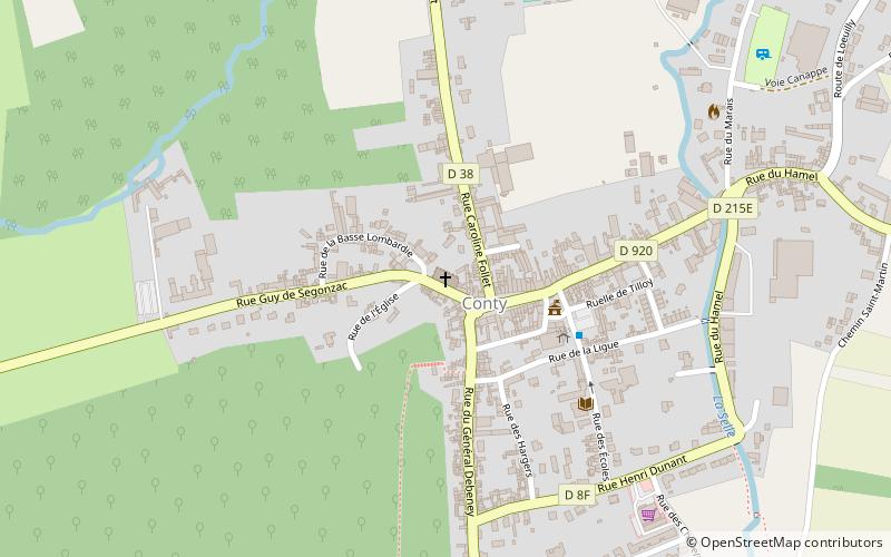 Église Saint-Antoine de Conty location map