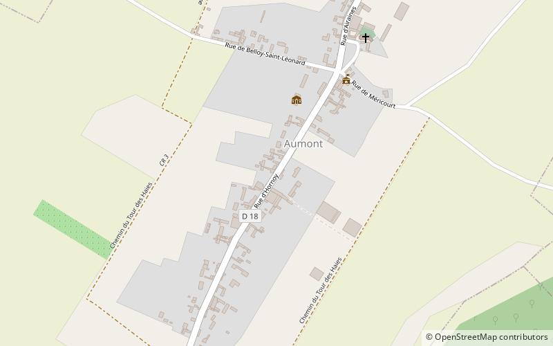 Aumont location map